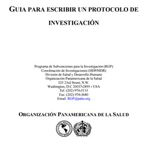 Guía Para Escribir Un Protocolo De Investigación