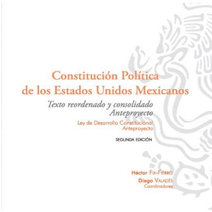 Imagen sobre Constitución Política de los Estados Unidos Mexicanos. Texto reordenado y consolidado, segunda edición