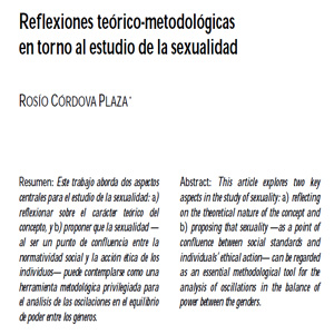 Reflexiones teórico_metodológicas en torno al estudio de la sexualidad