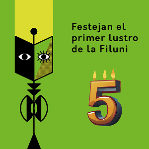 Logo de cultura UNAM, un libro, forman una lámpara, junto con una vela de cumpleaños y título del recurso